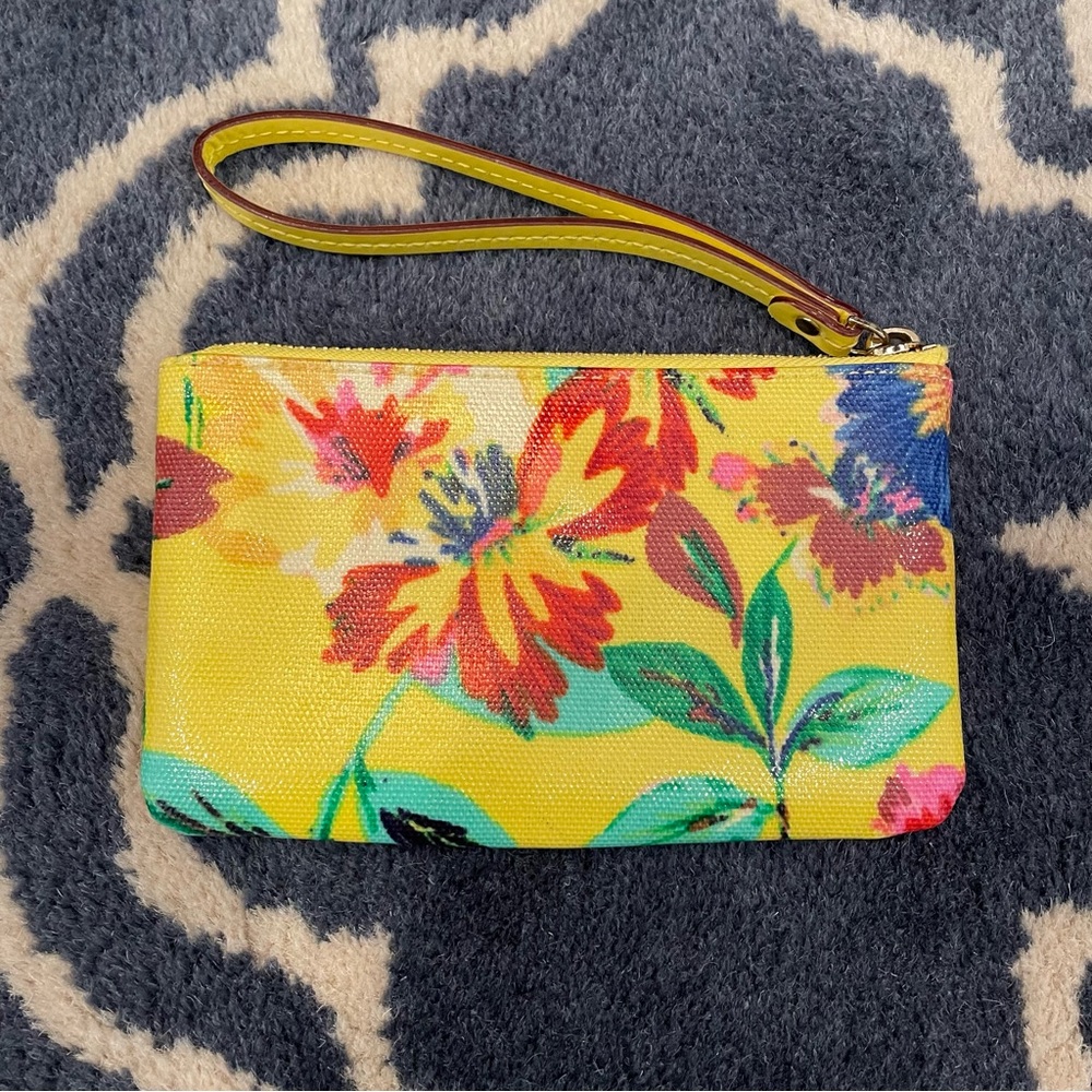 Kate Spade Yellow Floral Wristlet - Picture 2 of 4